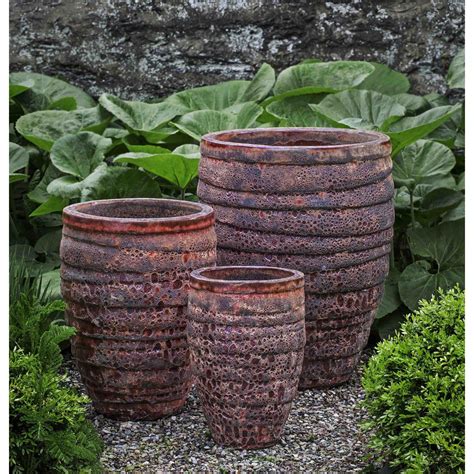 Weather Resistant (2) Drainage Holes (29) No <strong>Additional</strong> Features (9. . Extra large ceramic pots for trees